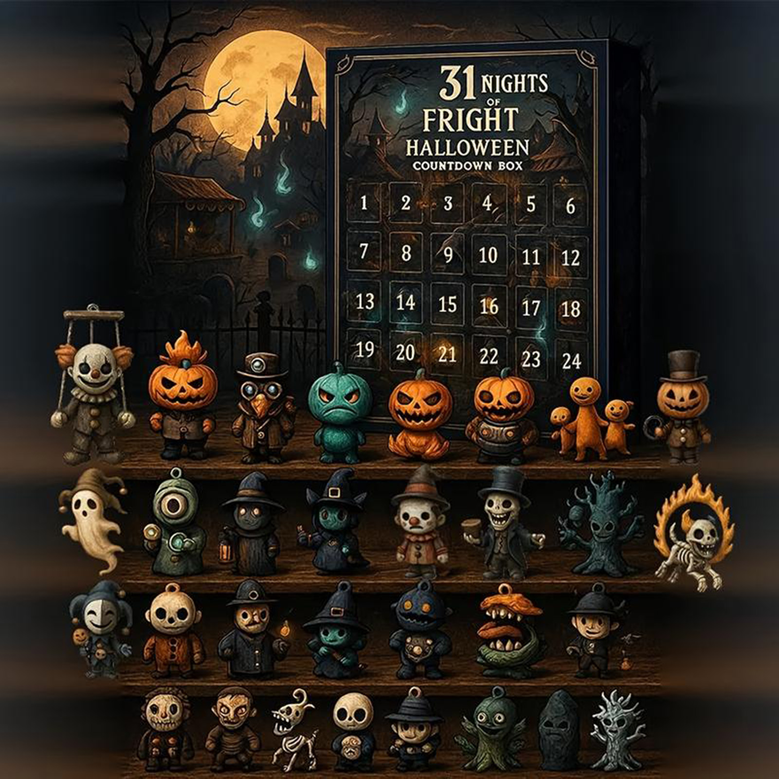Advent Calendar Gift - 31 noches de miedo para la
