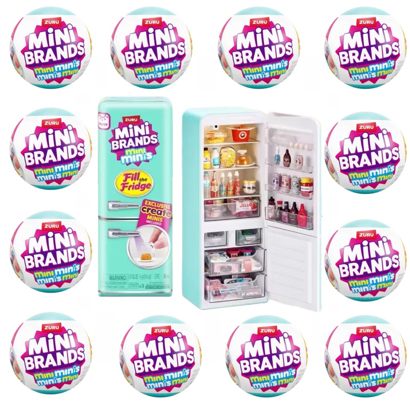 Ornament Ball Set - Nuevo ZURU Mini Brands Refrigerator Ball