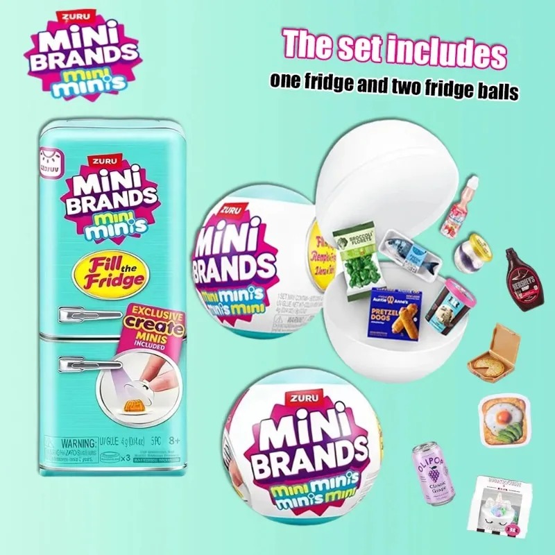 Ornament Ball Set - Set de Mini Refrigerador ZURU, Serie