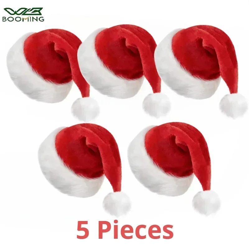 Santa Hat Plush - Gorro de Navidad de felpa para