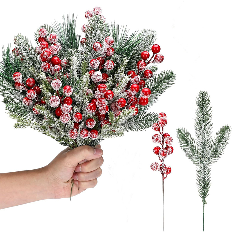 Christmas Tree Artificial - Decoración navideña de 20/26cm, ramas de
