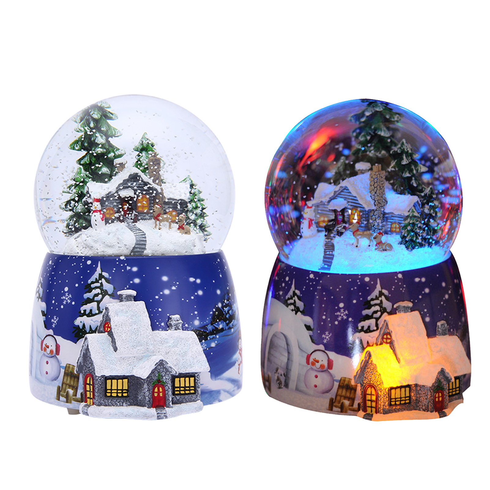 Snow Globe Musical - Caja de música de resina, bola