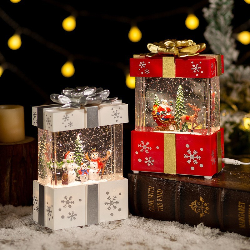 Snow Globe Musical - Caja de música automática con forma
