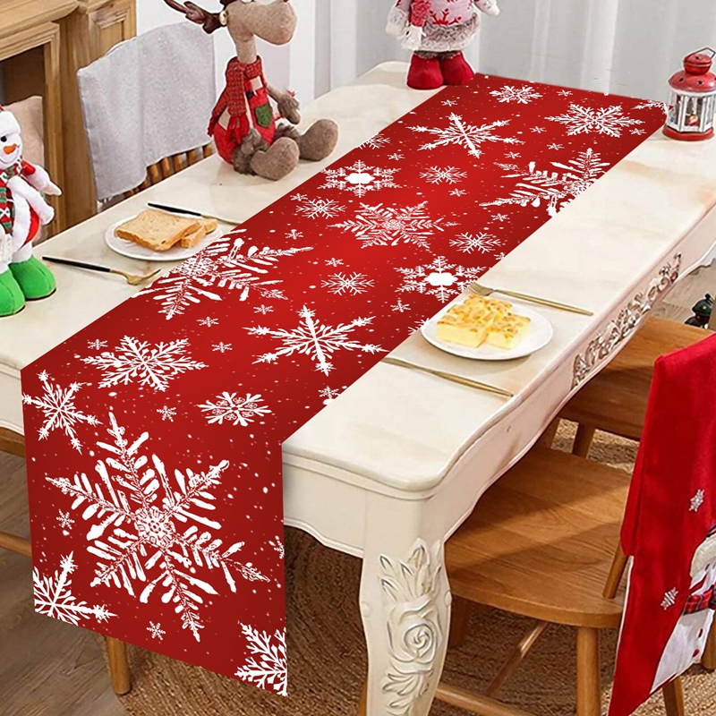 Christmas Table Runner - Camino de mesa de Feliz Navidad,