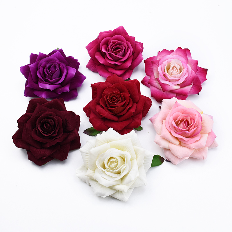 Christmas Wreath Fake - 50 Uds. De rosas grandes de