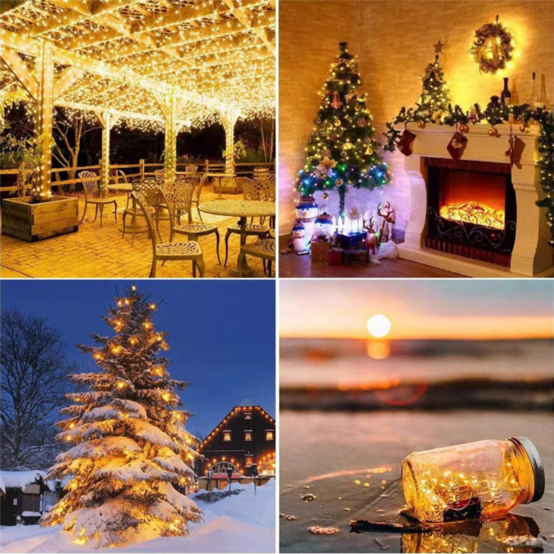 Led Fairy String Lights - ONCE Luces alimentadas por energía solar
