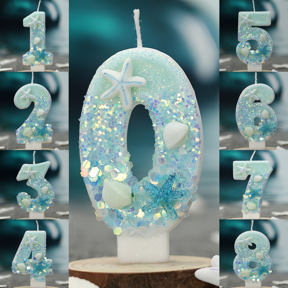 Holiday Candle Set - Velas de Cumpleaños con Forma de