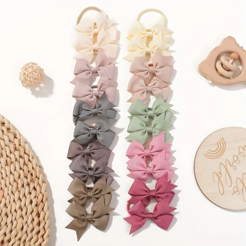 Ribbon Bow Gift - 20 unids/set de 2,1 pulgadas, diadema