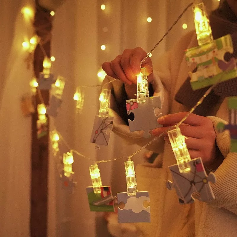 Led Fairy String Lights - Guirnalda de luces LED con clips