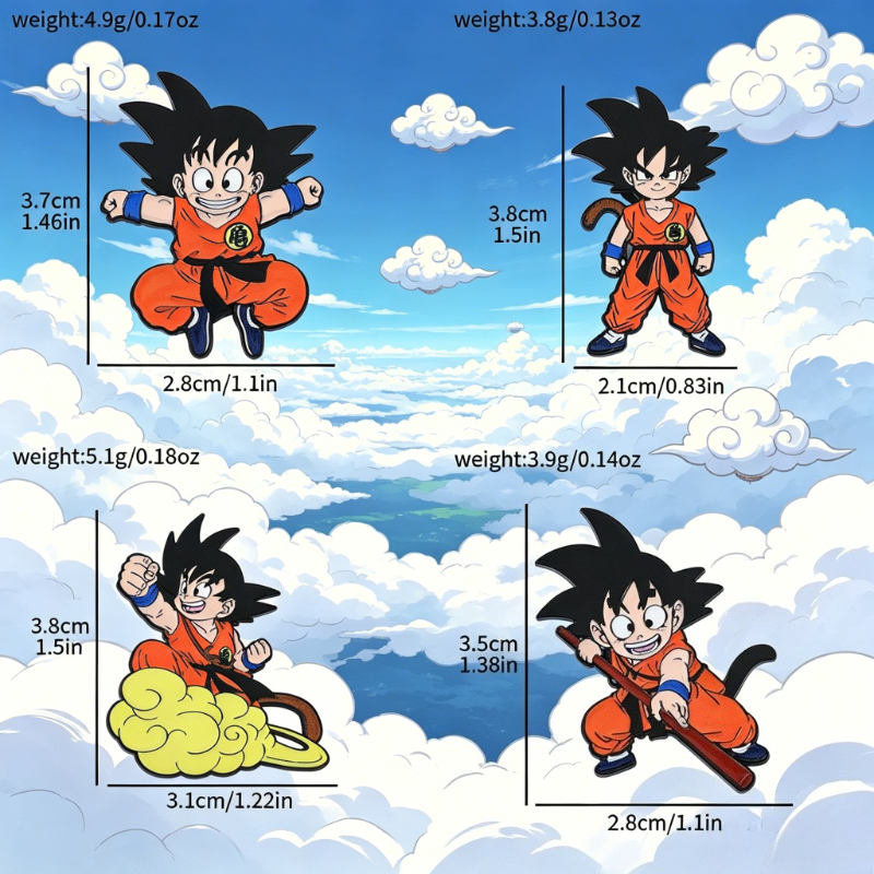 Ornament Ball Set - Pin Metálico de Son Goku de