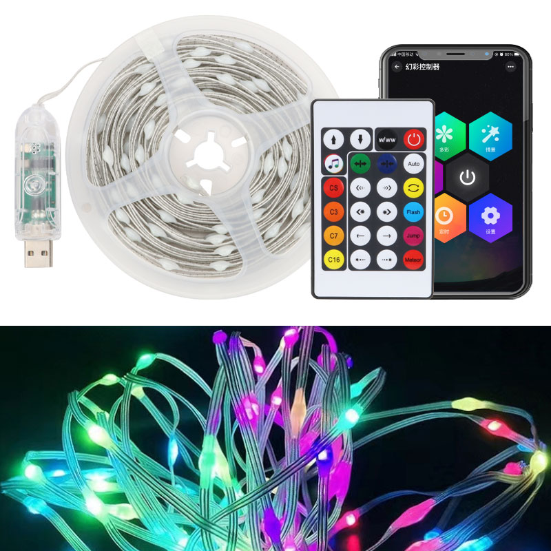 Led Fairy String Lights - Guirnalda de luces LED navideñas de