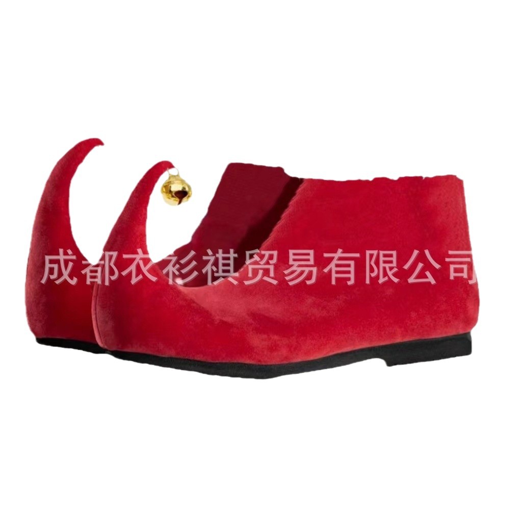 Elf Costume Christmas - Zapatos navideños de elfo y Papá