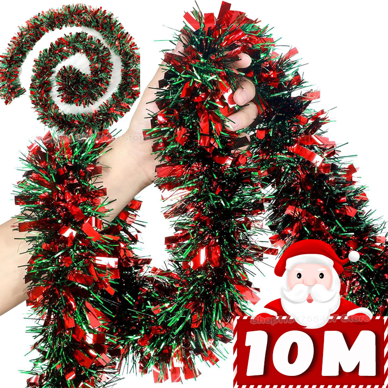 Tinsel Garland Decoration - Guirnaldas de oropel de Navidad de
