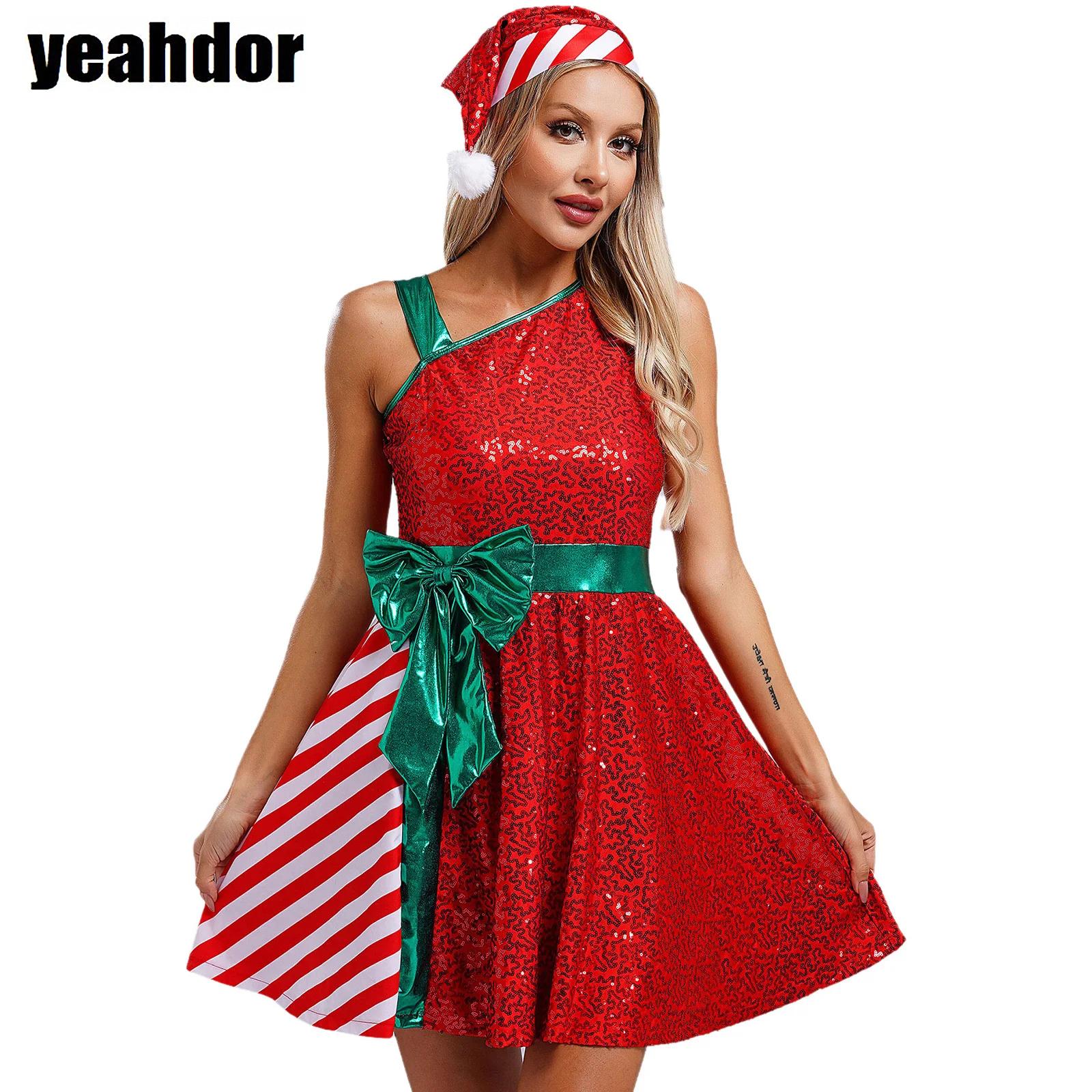 Elf Costume Christmas - Vestido navideño de Papá Noel, disfraz