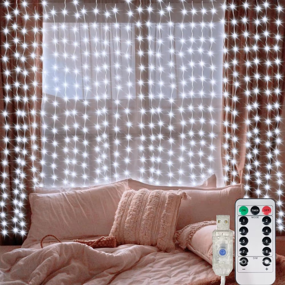 Led Fairy String Lights - Guirnalda de Luces LED para Cortina,