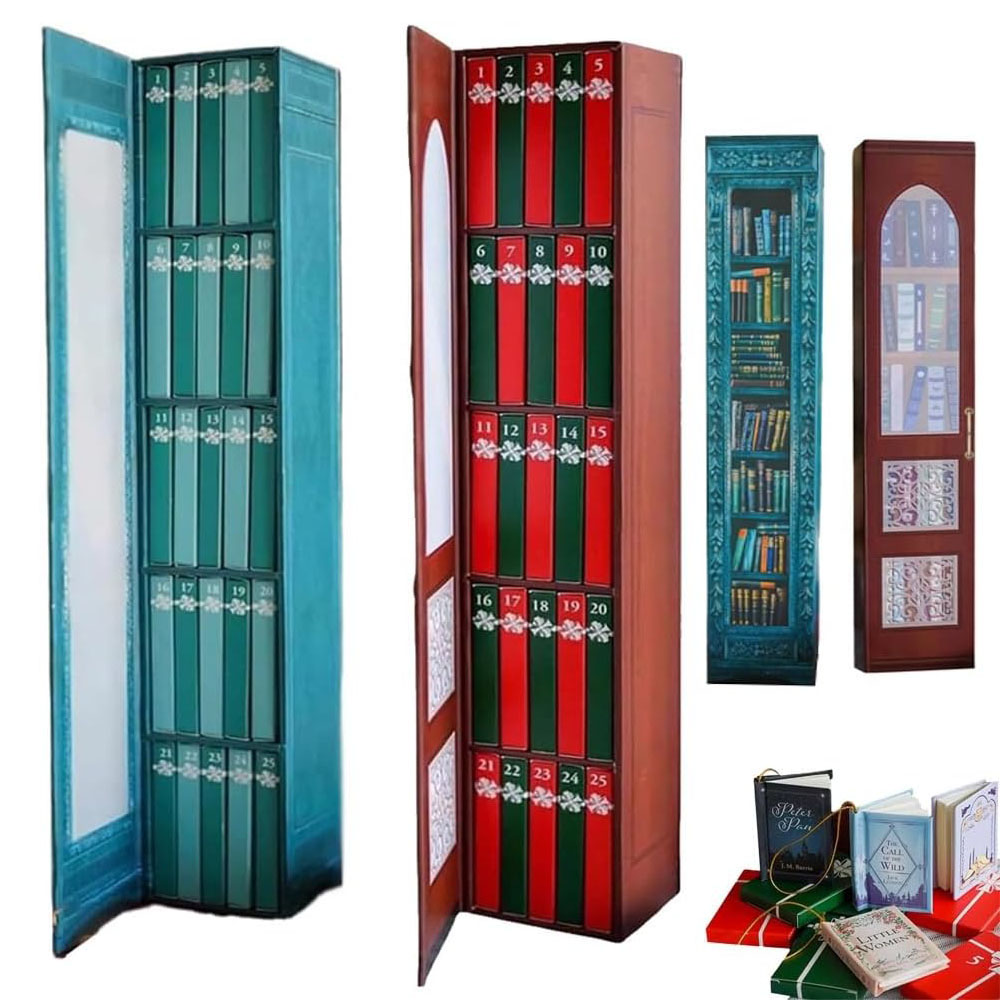 Advent Calendar Gift - Mini libro ornamento calendario de Adviento