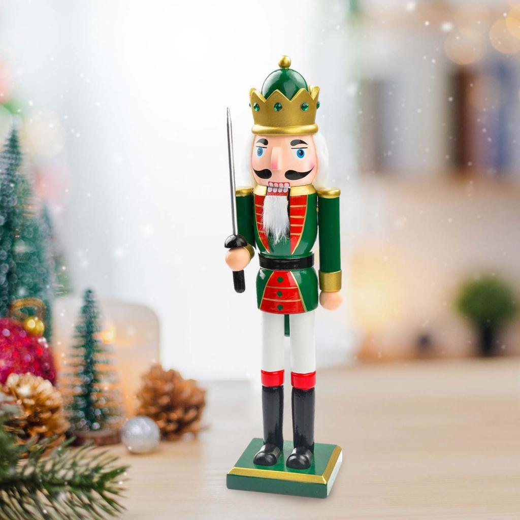 Nutcracker Figurine - Figura Decorativa de Cascanueces de Madera