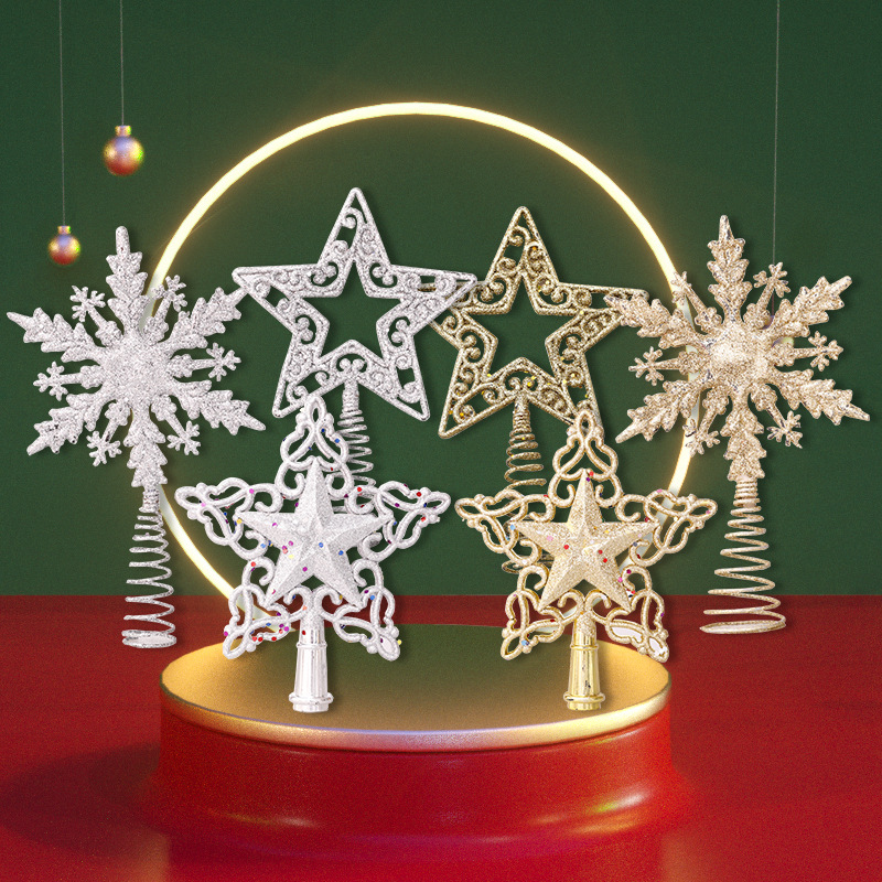 Star Tree Topper - Adorno para árbol de Navidad con