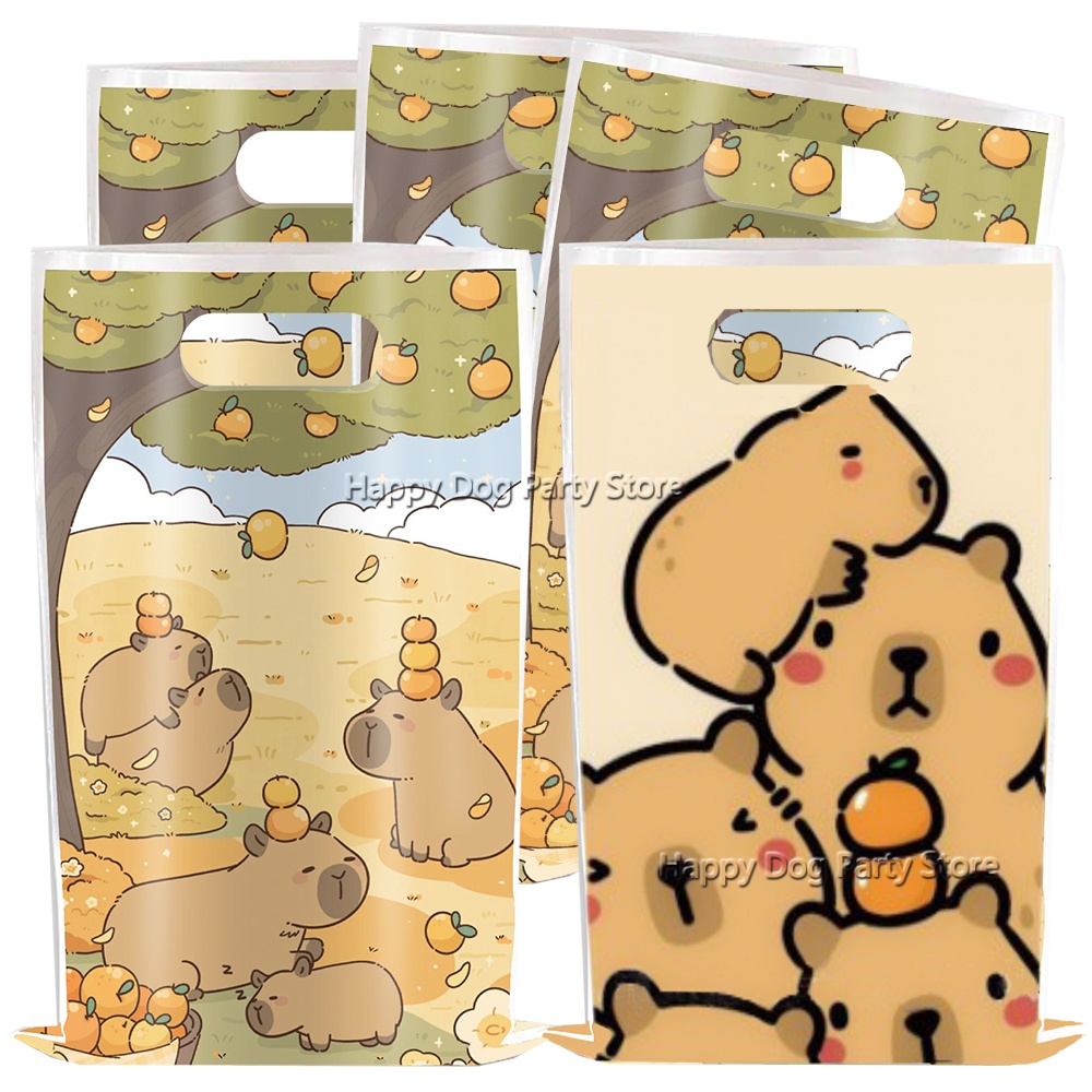 Gift Box Wrap Set - Suministros de fiesta de capibara de