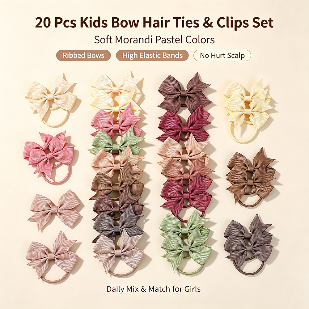Ribbon Bow Gift - 20 unids/lote, diadema con lazo de