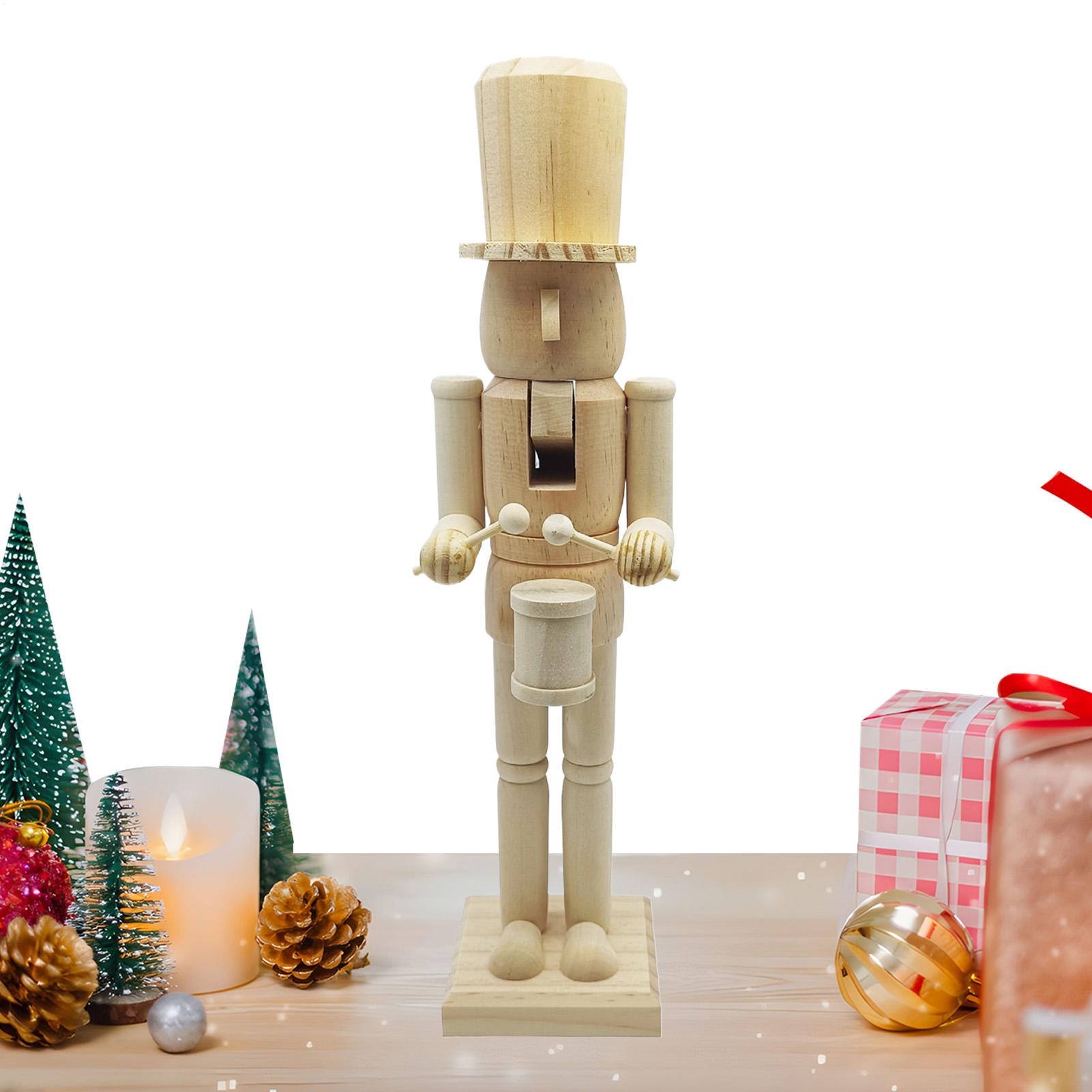 Nutcracker Figurine - Decoración de Cascanueces, estatuilla festiva de