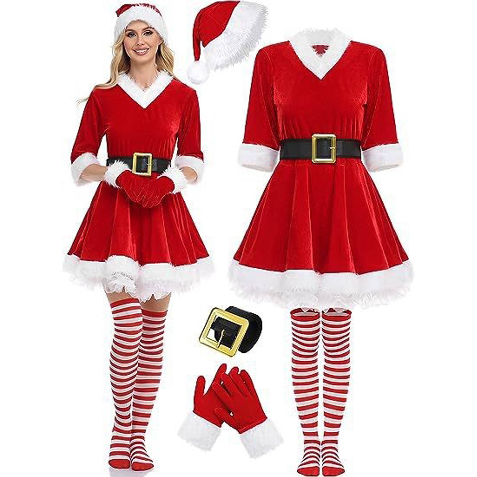 Elf Costume Christmas - Vestido de Navidad para adultos Vestido