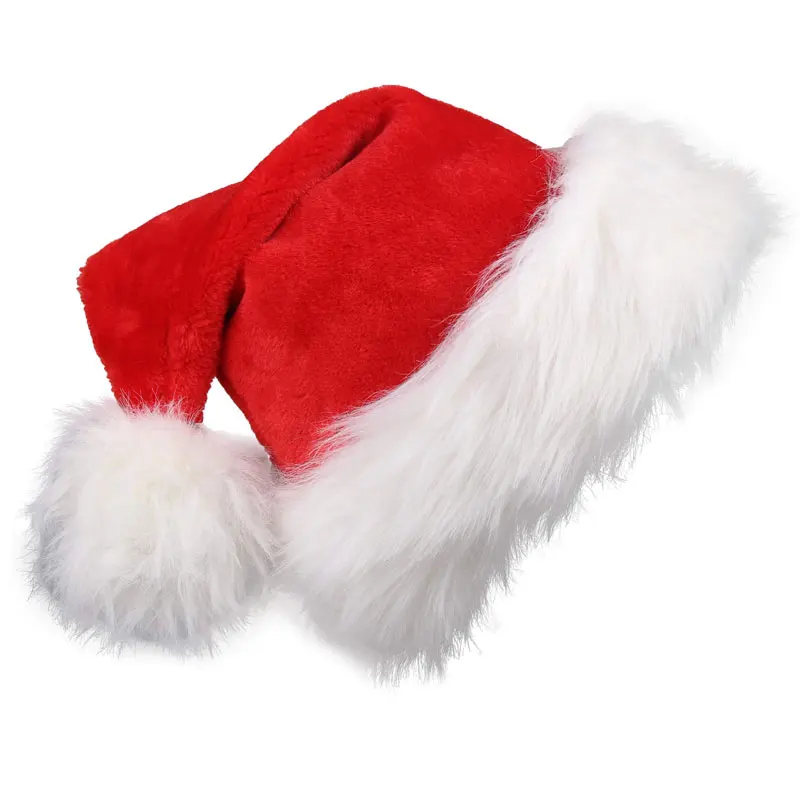 Santa Hat Plush - Gorro de Santa Claus Navideño, Gorro