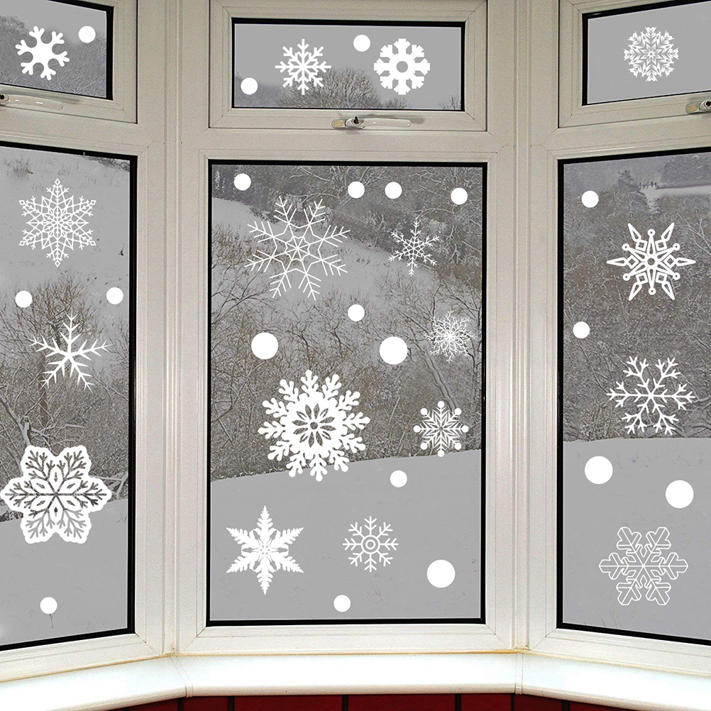 Snowflake Window Decal - Calcomanías de copos de nieve para