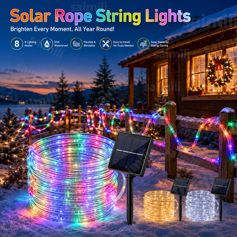 Led Fairy String Lights - Guirnalda de Luces LED Solares para