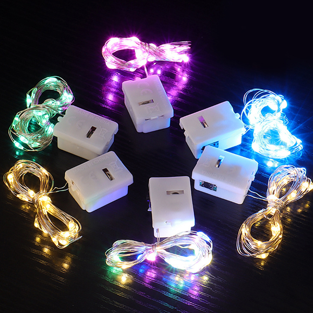 Led Fairy String Lights - 12 luces LED de cadena con