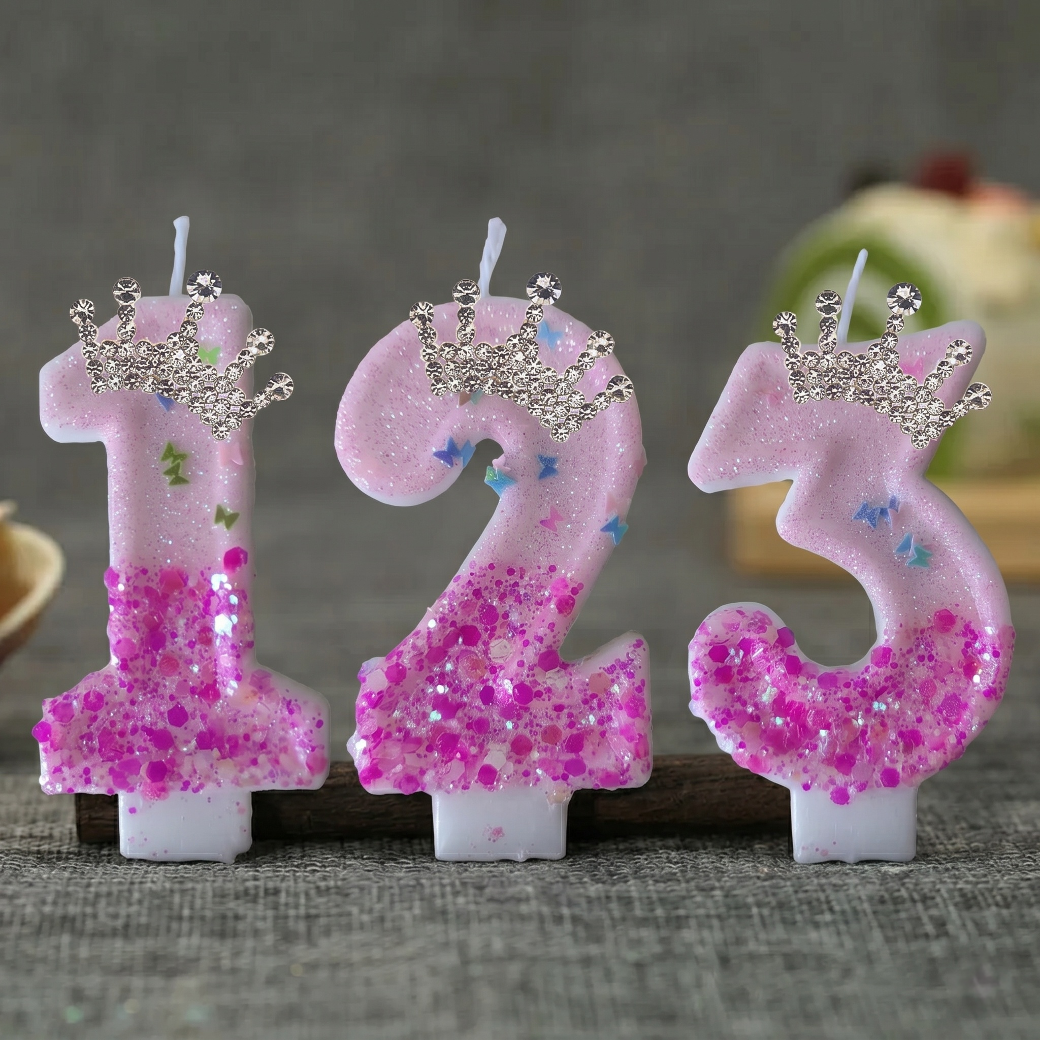 Holiday Candle Set - Vela de Cumpleaños Digital de Princesa