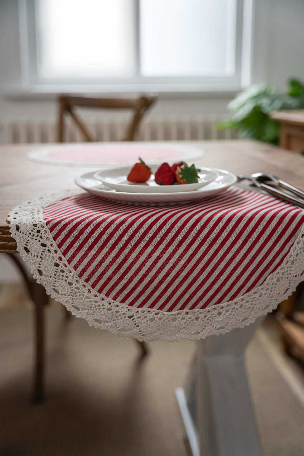 Christmas Table Runner - 1/2/6 Camino de mesa a rayas