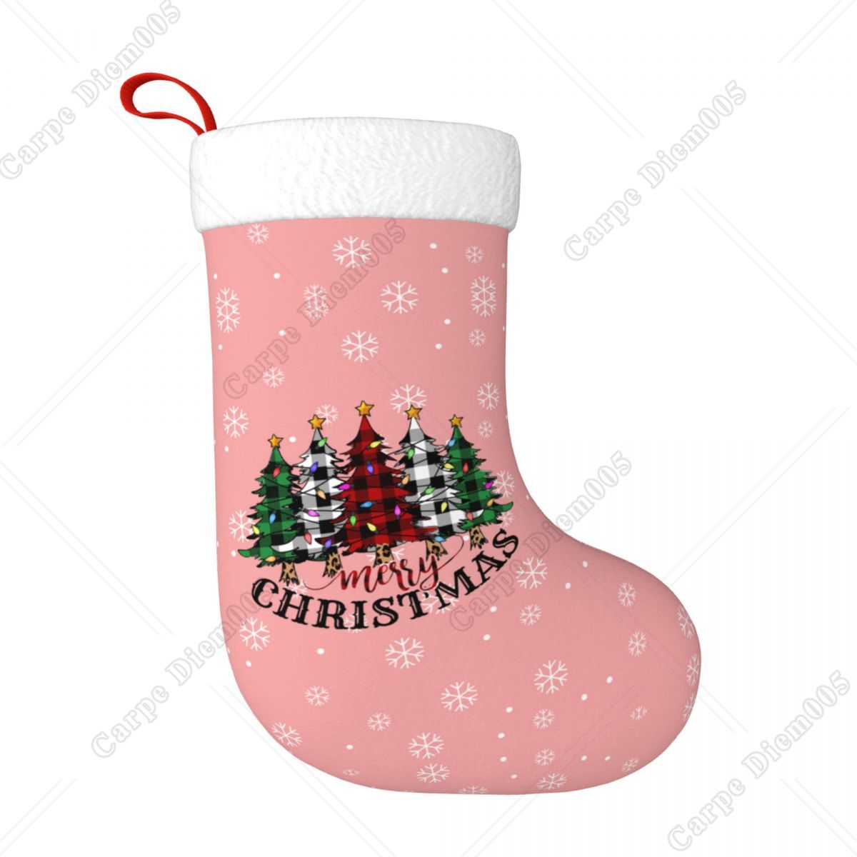 Medias de Navidad con copos de - Christmas Stocking Hanging reseña y precio