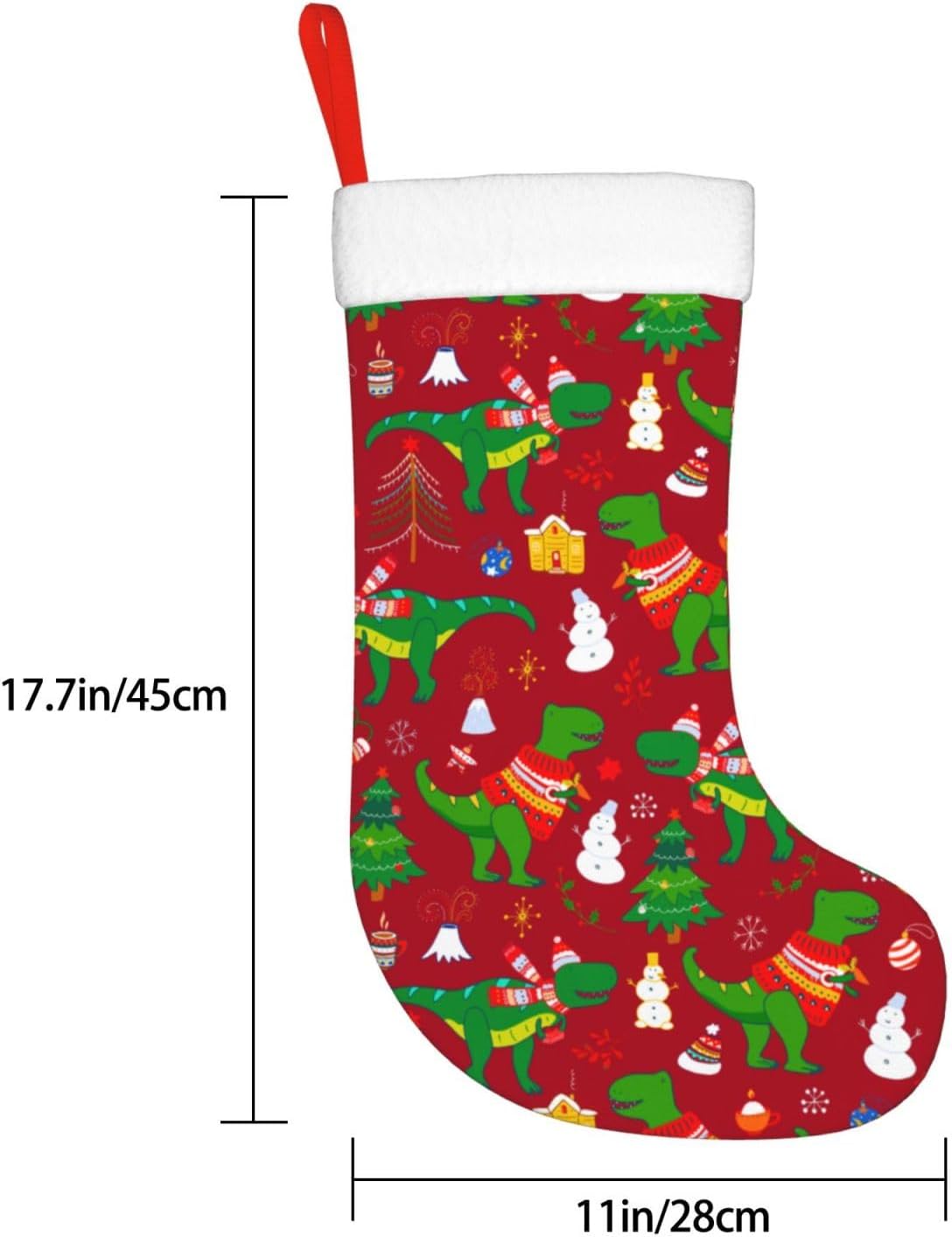 Lindas medias navideñas de din - Christmas Stocking Hanging reseña y precio