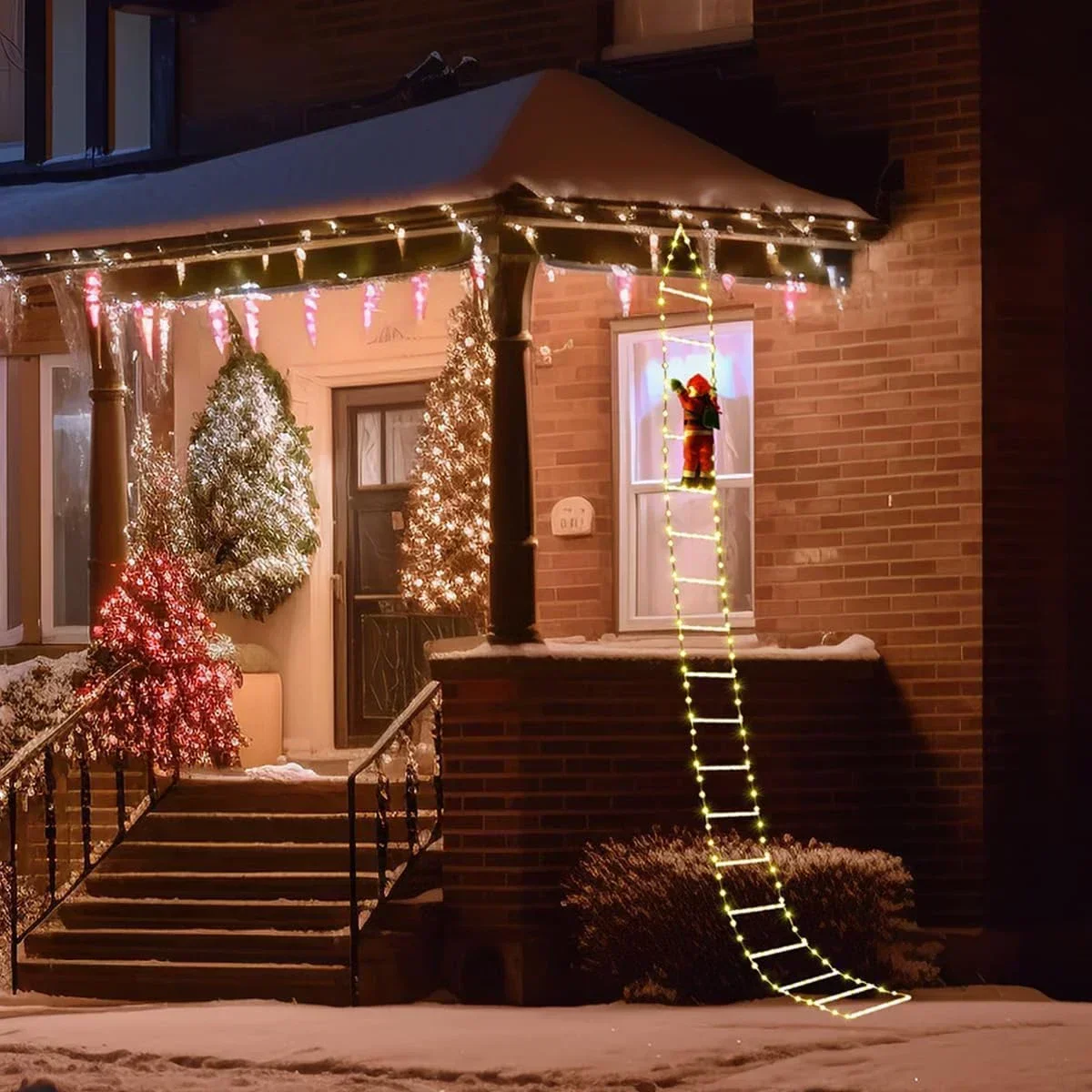 Luz LED de escalera para decor - Christmas Lights Outdoor reseña y precio