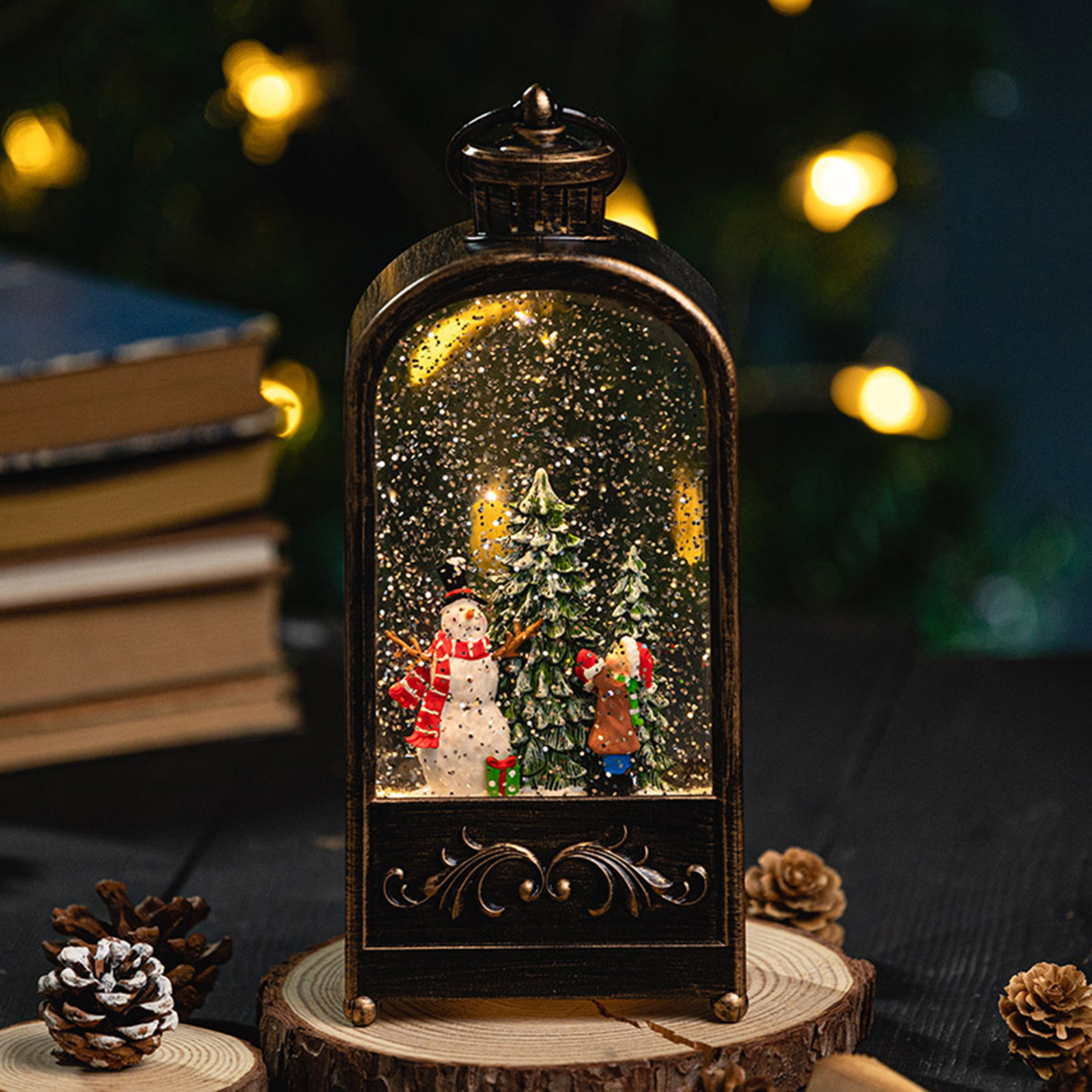 Linterna de globo de nieve de  - Snow Globe Musical reseña y precio