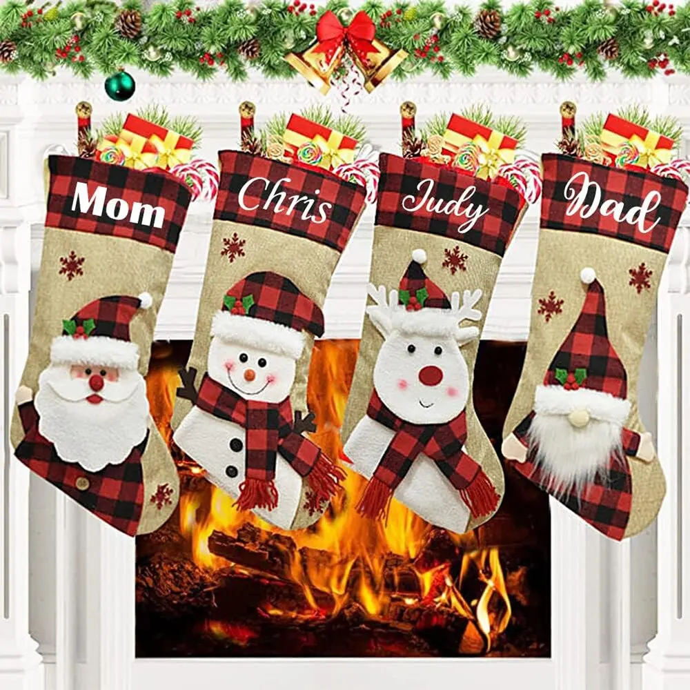 Medias navideñas para decoraci - Christmas Stocking Hanging reseña y precio