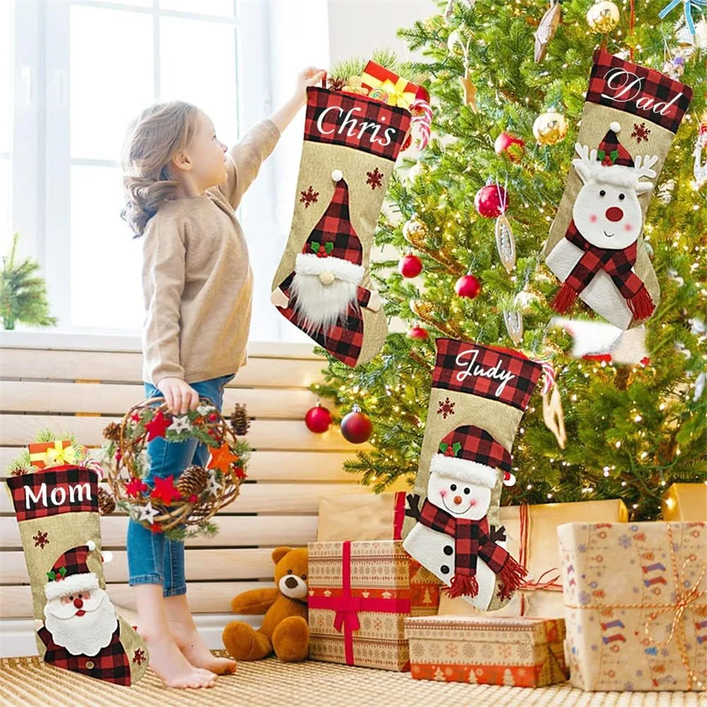 Medias navideñas para decoraci - Christmas Stocking Hanging reseña y precio