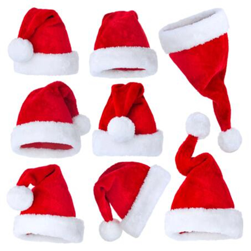 Suministros de la serie navide - Santa Hat Plush reseña y precio