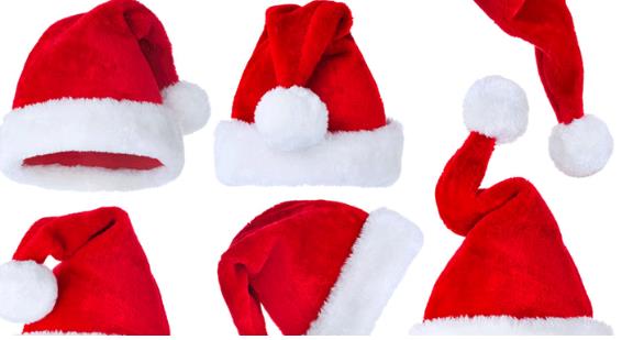 Suministros de la serie navide - Santa Hat Plush reseña y precio