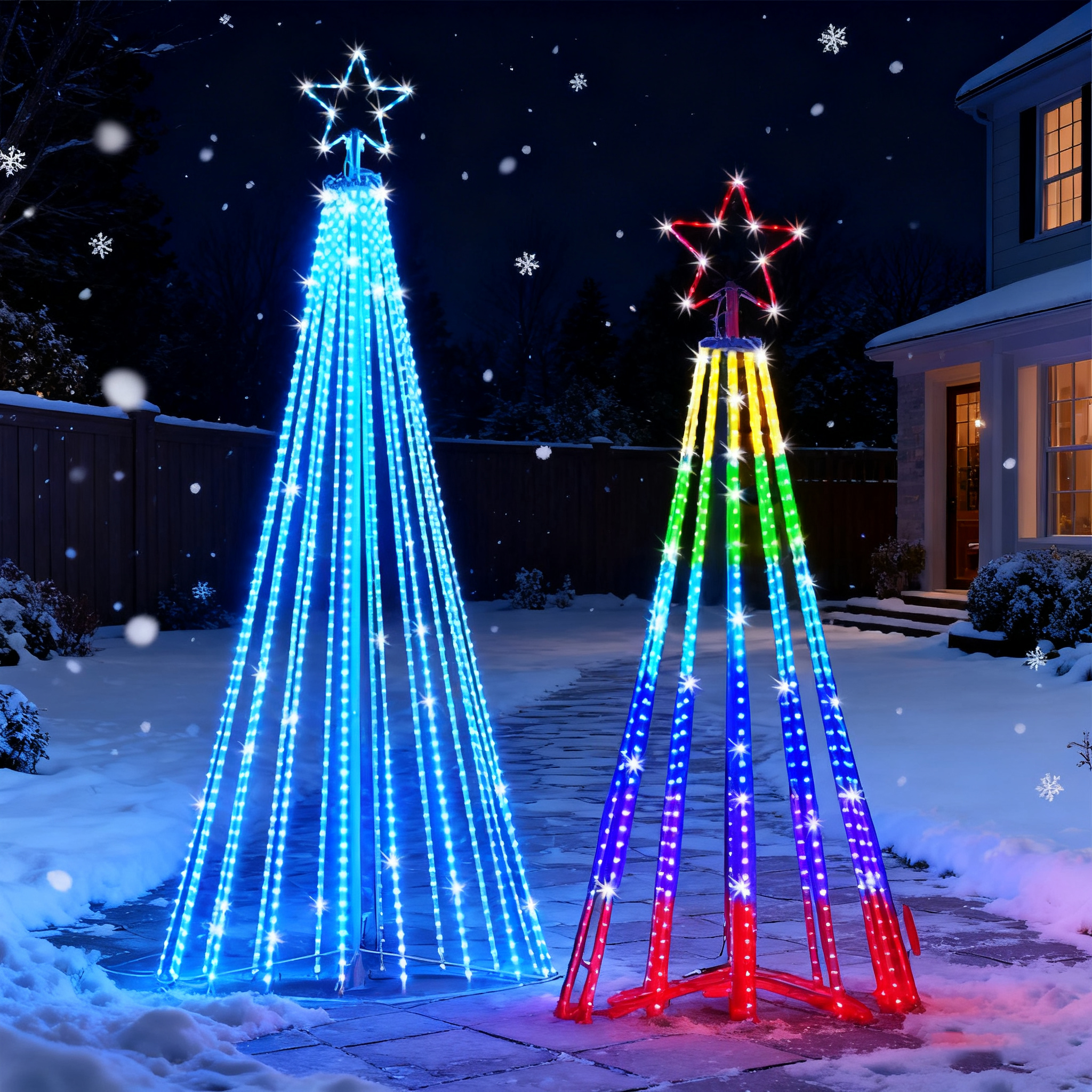 Guirnalda de luces LED de casc - Star Tree Topper reseña y precio