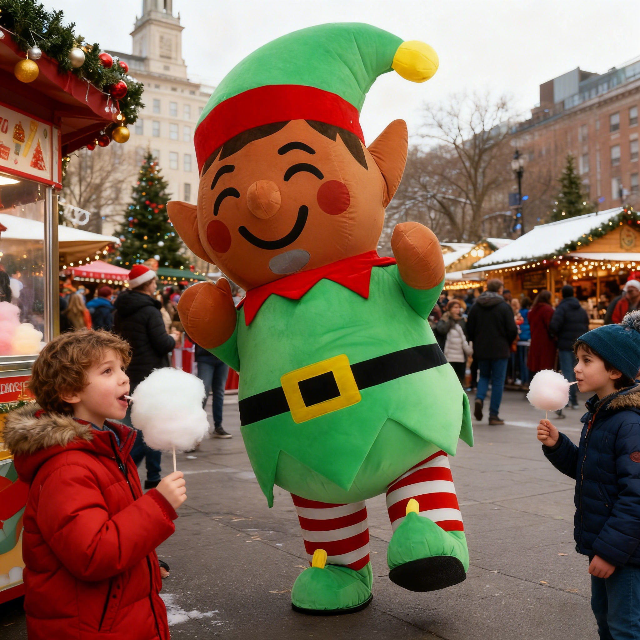 Disfraz inflable de elfo de Na - Elf Costume Christmas reseña y precio