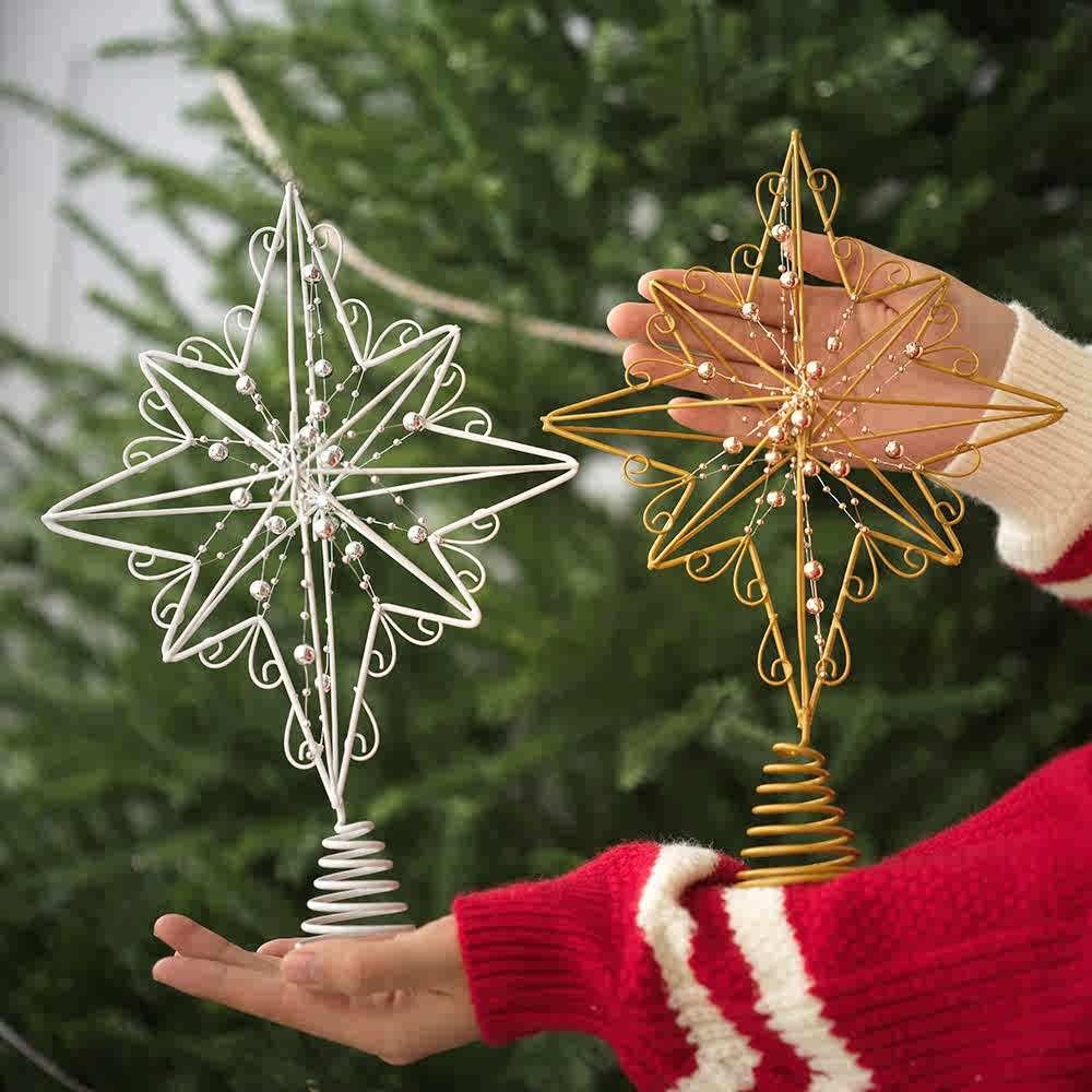 Luces Led creativas de 12,6 pu - Star Tree Topper reseña y precio