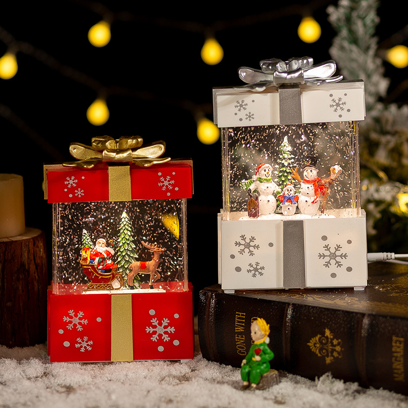 Caja de música automática con  - Snow Globe Musical reseña y precio