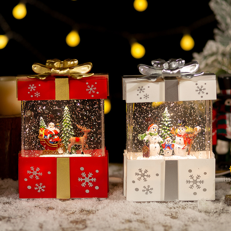 Caja de música automática con  - Snow Globe Musical reseña y precio