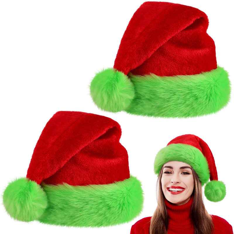 1 unidad, gorro de Papá Noel,  - Santa Hat Plush reseña y precio