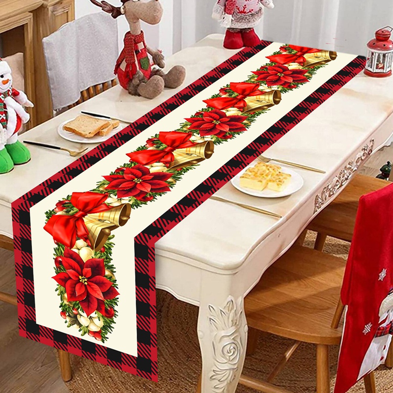 Camino de mesa de Feliz Navida - Christmas Table Runner reseña y precio