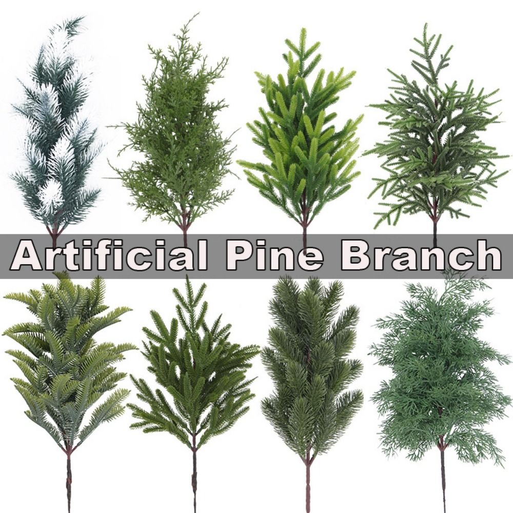 Rama de pino Artificial verde, - Christmas Wreath Fake reseña y precio