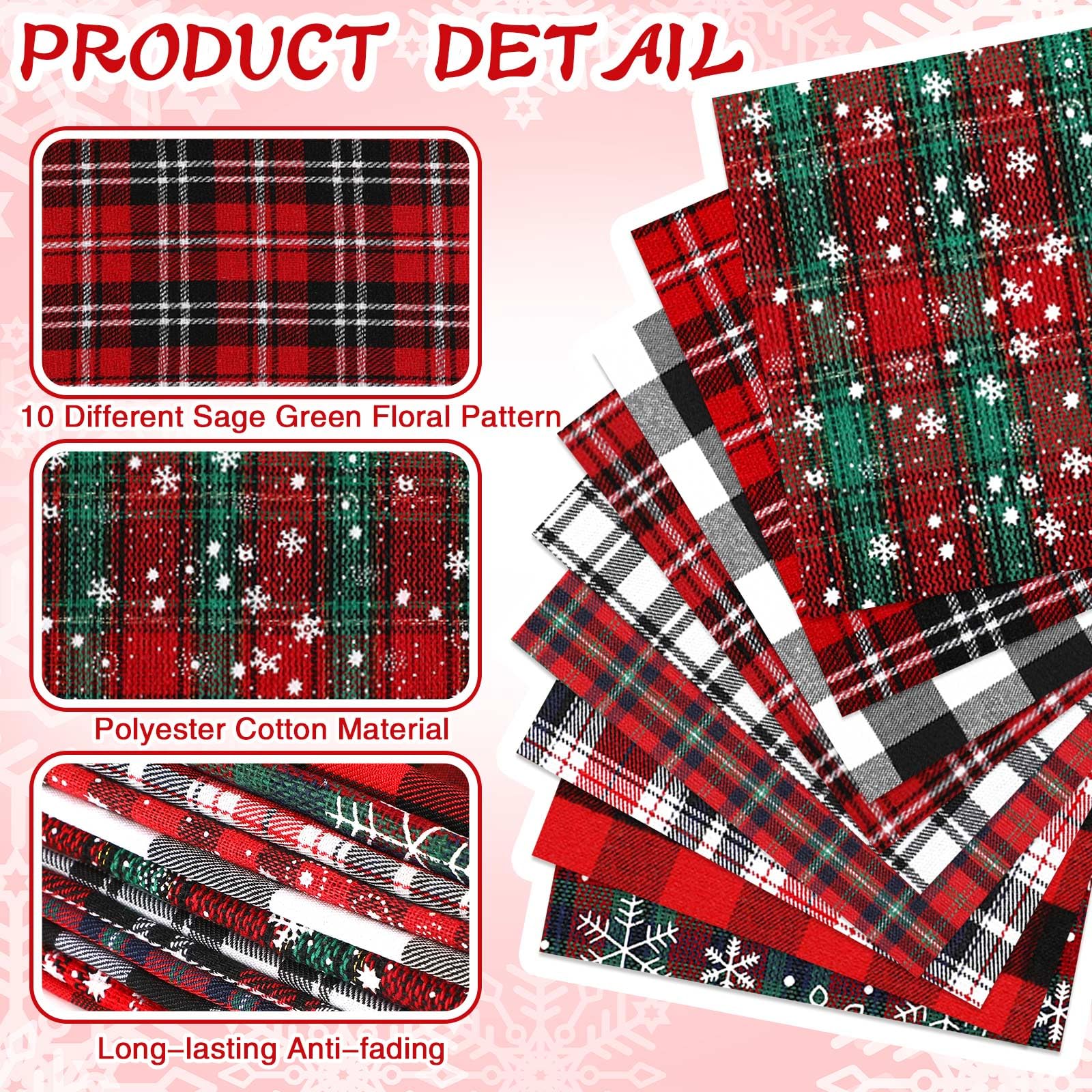 Tela a cuadros navideña, tela  - Christmas Throw Blanket reseña y precio