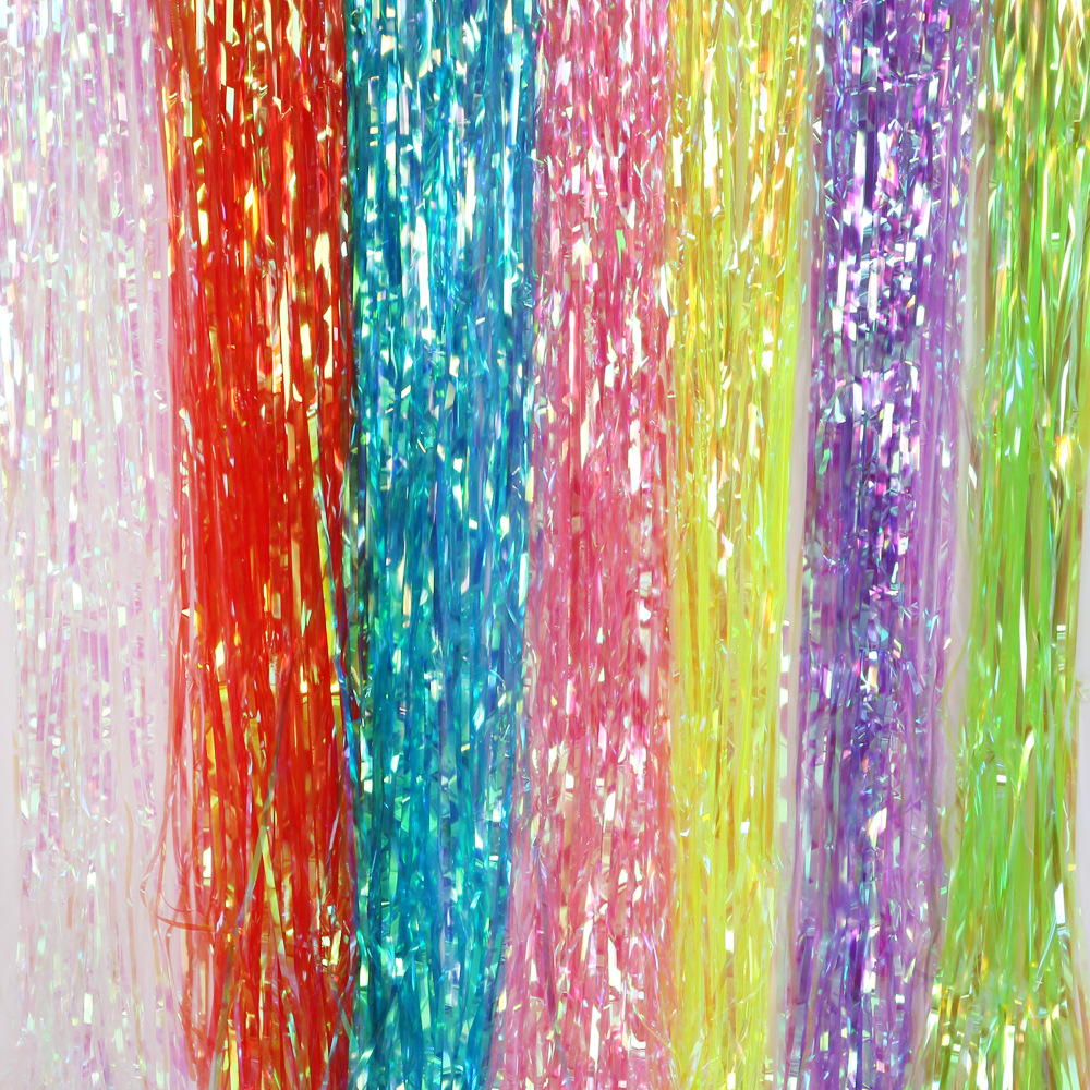 Cortinas de fondo para fiesta  - Tinsel Garland Decoration reseña y precio